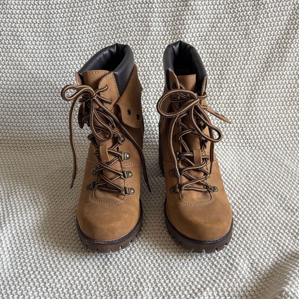 UNIONBAY Brown Lace-Up Boots for Women - Picture 3 of 8